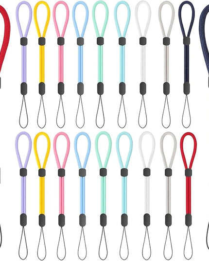 Hand Wrist Strap Lanyard, Adjustable Nylon Colorful for Mobile Phone, Camara, USB Flash Drive, ID Name Tag Badge