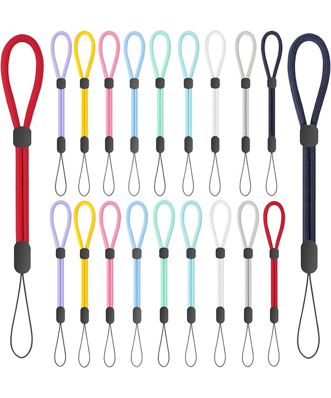 Hand Wrist Strap Lanyard, Adjustable Nylon Colorful for Mobile Phone, Camara, USB Flash Drive, ID Name Tag Badge