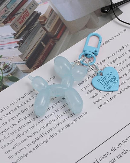Balloon Dog Keychain Cute Bag Charm Handbag Purse Key Accessories