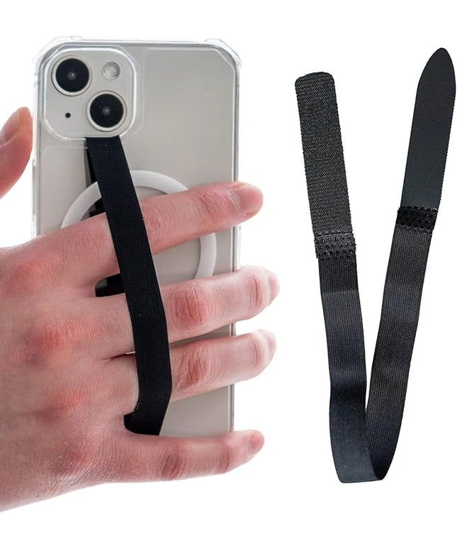 Scooch Bandmate, Elastic Flexible Phone Strap, Universal Slim Hand Finger Grip, Non-Slip Cell Phone Holder, Fits All Phone Cases, 3 Pack