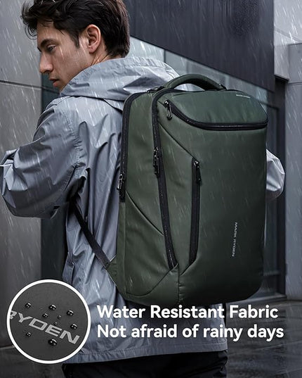 MARK RYDEN Business Backpack for Men, Waterproof High Tech Backpack with Sport Car Shape Design and USB Charging Port, Travel Laptop Backpack Fits 17.3 Inch Notebook