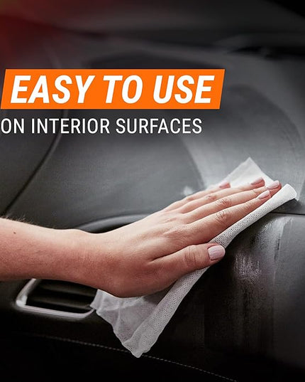 Armor All Interior Cleaner Wipes - Car, Truck & Motorcycle, 25 Count (Pack of 2)