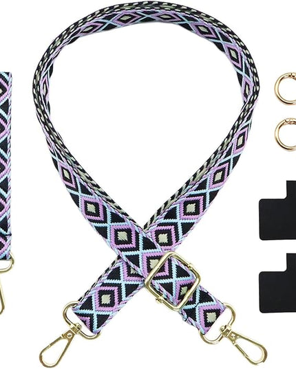 LEMEDE Adjustable Phone Lanyard - Phone Wristlet & Crossbody Phone Strap, Versatile for ID, Camera，Key straps(1" Width)