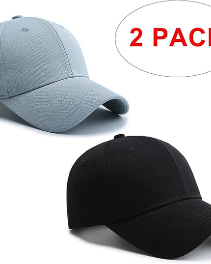 PFFY 2 Packs Baseball Cap Golf Dad Hat for Men and Women