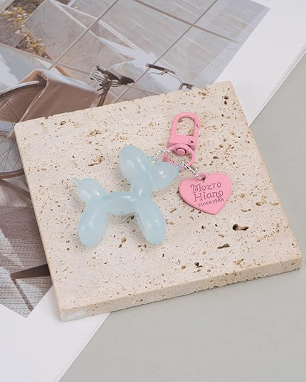 Balloon Dog Keychain Cute Bag Charm Handbag Purse Key Accessories