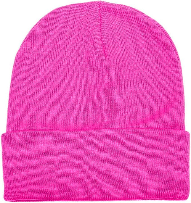 Gelante Unisex Beanie Cap Knitted Warm Solid Color