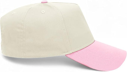 Red, White, & Brunette Hat | Premium Vintage Trucker Hat with Adjustable Snapback for Men and Women
