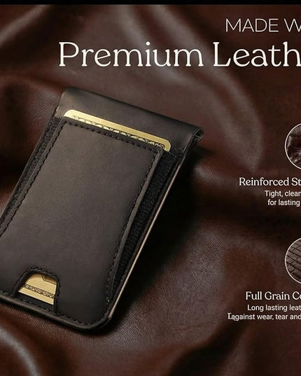 Genuine Leather Magsafe Wallet,10 Card Holder With Stand, Slim Magnetic Wallet Mag Safe for iPhone,Compatible With iPhone 17/16/15/14/13/12 Series and Selected Samsung Devices Apple Accessories, Brown