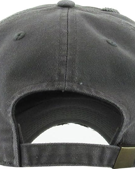 KBETHOS Vintage Washed Distressed Cotton Dad Hat Baseball Cap Adjustable Polo Trucker Unisex Style Headwear