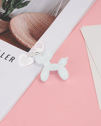 Balloon Dog Keychain Cute Bag Charm Handbag Purse Key Accessories