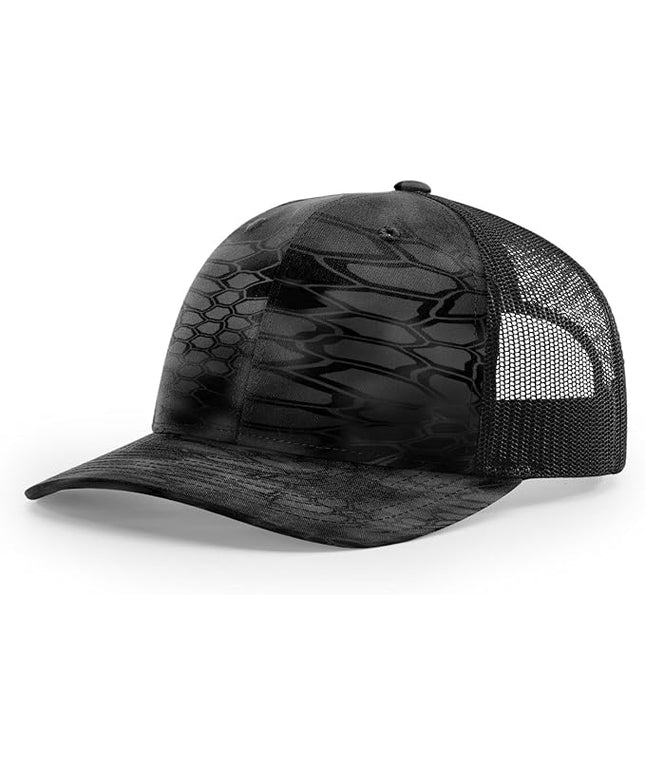 Richardson 112 Trucker Hat - Premium Adjustable Snapback Hat - Structured Six Panel Richardson Blank Caps
