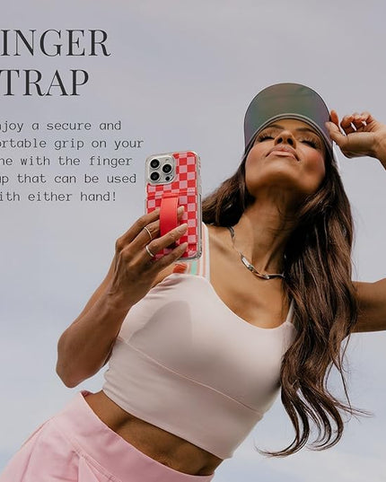 Walli Cases for iPhone 17 Pro Case Aesthetic Wallet Phone Case Card Holder, Securely Holds up to 2 Cards - Cute, Trendy Phone Cover for Women, fits iPhone 17 Pro, with Kickstand & Finger Strap
