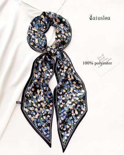 Purse Scarf For Handbags Head Scarves For Women's Hair Bags Scarfs Long Skinny Scarves Fashion Silky