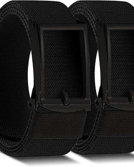 DOOPAI Stretch Canvas Belt for Men, Adjustable Elastic Holeless Web Belt for Casual, Golf, and Work, with Bottle Opener