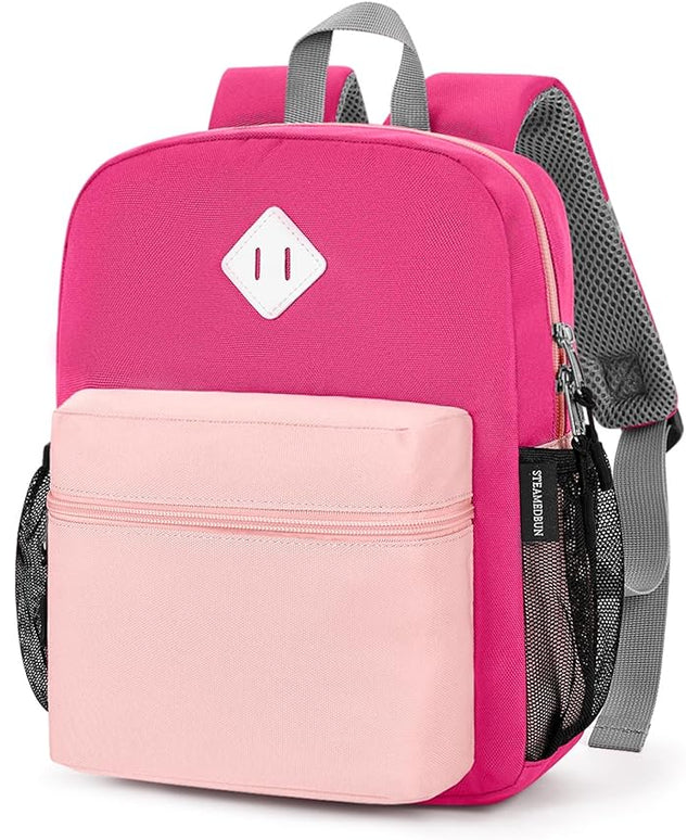 STEAMEDBUN Toddler Backpack Girls 2-4, Kids Backpack Girls, Preschool Daycare Travel Small - 12inch