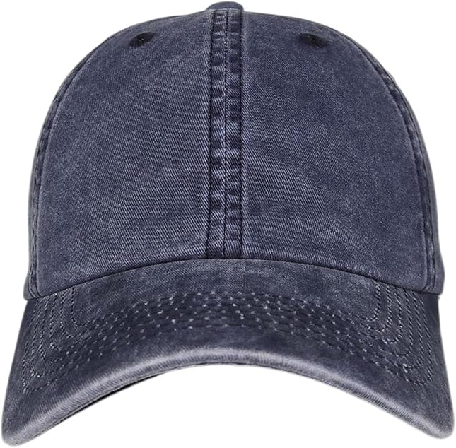 E BY ELIDAN Classic Dad Hat Cotton, Low-Profile Plain Baseball Cap, Adjustable, Breathable and Packable