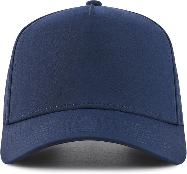 BOTVELA Men Adjustable Snapback Baseball Cap Vented Performance Laser Cut Mesh Hat