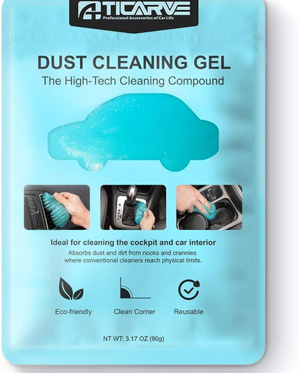 Cleaning Gel for Car Detailing Putty Car Vent Cleaner Goo Cleaning Putty Gel Auto Detailing Tools Car Interior Cleaner Dust Cleaning Mud for Cars Dust Cleaner Slime Keyboard Cleaner Gel (1Pack)