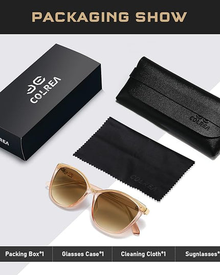 Trendy Cat Eye Sunglasses for Women Fashion Cateye UV400 Protection Glasses CL22017