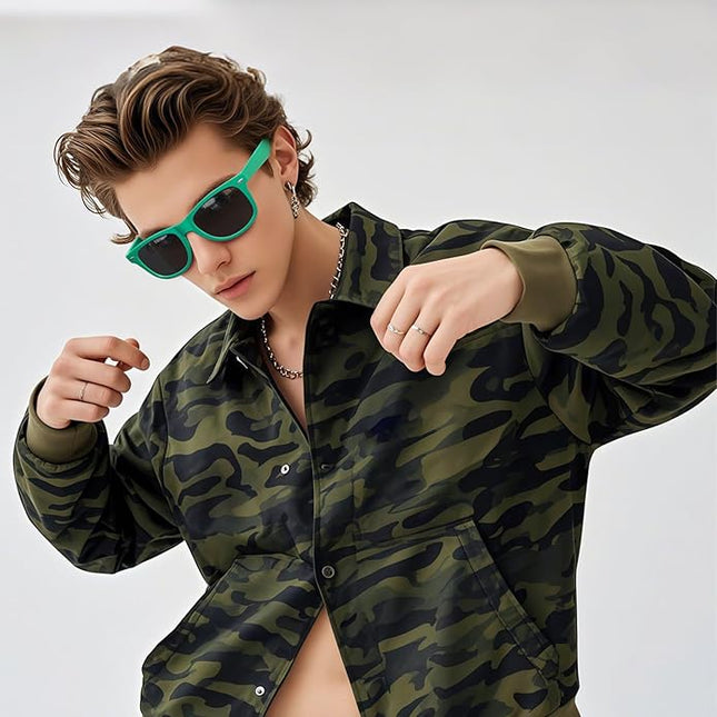 Joopin Square Sunglasses Polarized UV Protection Trendy Designer Sun Glasses Men Women