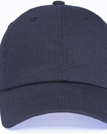 E BY ELIDAN Classic Dad Hat Cotton, Low-Profile Plain Baseball Cap, Adjustable, Breathable and Packable