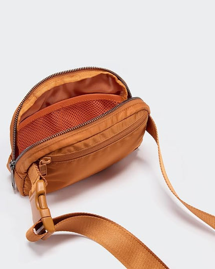 Pander Everywhere Belt Bag for Women, Fashion Waist Packs, Crossbody Bags, Everywhere Belt Bag with Adjustable Strap (Bronze).