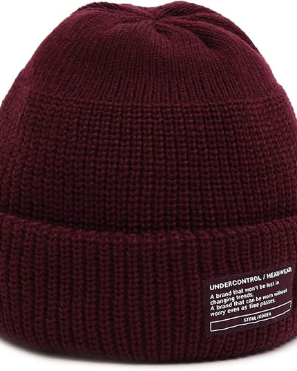 UNDERCONTROL Winter Trawler Fisherman Beanie Men Women Unisex Stylish Plain Docker Skull Hat Roll up Watch Cap Color Pack