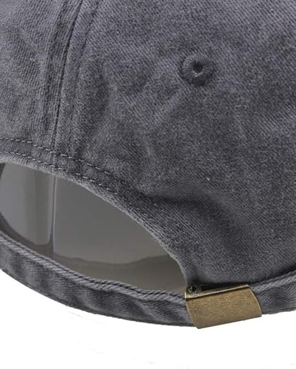 HH HOFNEN Men Women Washed Distressed Twill Cotton Baseball Cap Vintage Adjustable Dad Hat