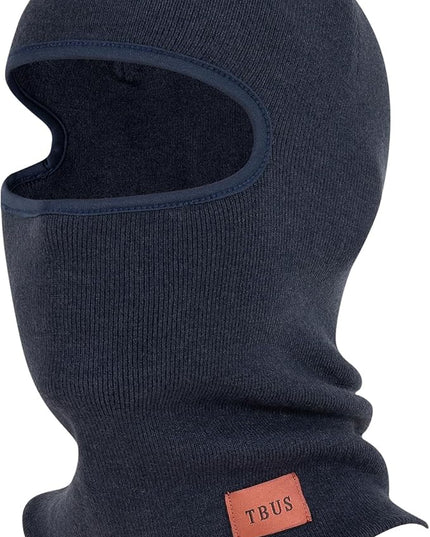 TBUS Men’s Knit Insulated Face Mask Beanie, Thermal Full Face Cover Ski Mask for Cold Weather for Women and Men