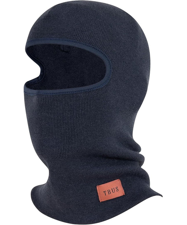TBUS Men’s Knit Insulated Face Mask Beanie, Thermal Full Face Cover Ski Mask for Cold Weather for Women and Men