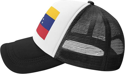Cute Flag Baseball Cap for Men Women Mesh Trucker Hat Adjustable Patriotic Snapback Baseball Hat for Sports Running