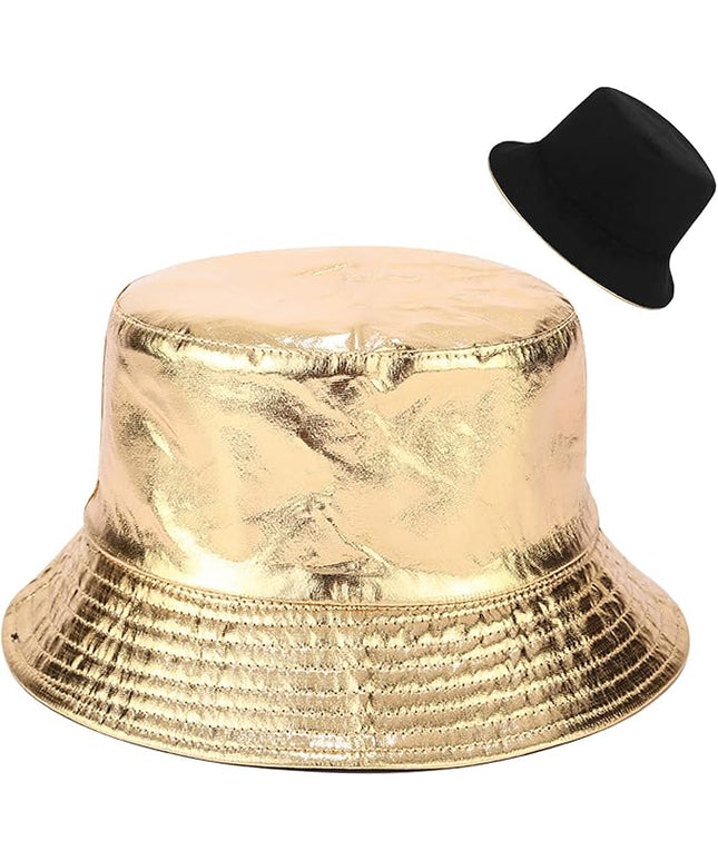 Malaxlx Unisex Bucket Hat Beach Sun Hat Aesthetic Fishing Hat for Men Women Teens, Reversible Double-Side-Wear