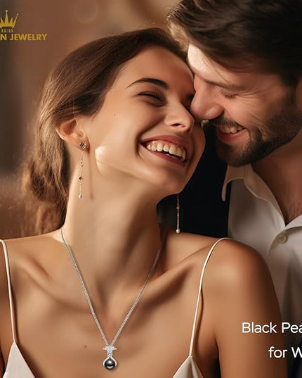 Gifts for Wife Women Anniversary -Pearl Necklace -Mom Girlfriend Her Fine Jewelry Mothers Day Valentines Christmas Birthdays Gift