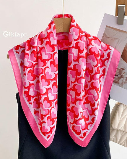 Satin Bandana Headscarf for Women Silky Hair Scarves for Fashion Lightweight