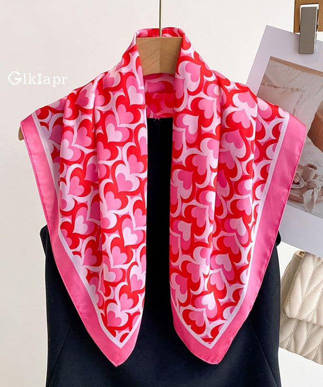 Satin Bandana Headscarf for Women Silky Hair Scarves for Fashion Lightweight
