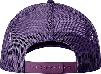 TZ Promise Men Women Plain Cotton Trucker Cap with Breathable Mesh Back, Snapback Baseball Hats