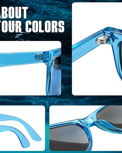 Joopin Square Sunglasses Polarized UV Protection Trendy Designer Sun Glasses Men Women