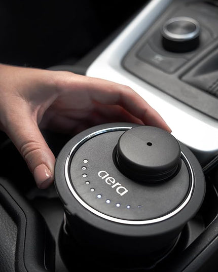 Aera Go Car Fragrance Diffuser – Adjustable Scent Settings for Car, Connects to USB Power – No Fade Fragrance Technology, Safe and Hypoallergenic - Scent Capsules Sold Separately