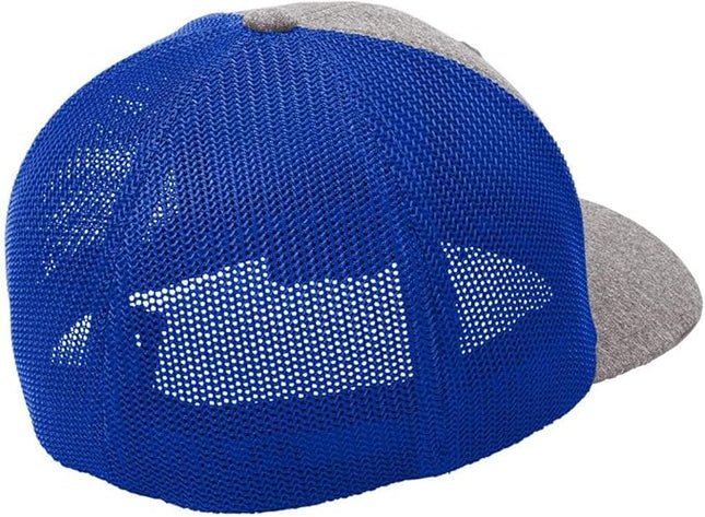INK STITCH C302 Custom Embroidery Add Logo Texts Melange Mesh Back Trucker Cap