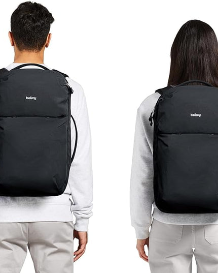 Bellroy Lite Travel Pack 30L (carry-on backpack, travel backpack for international travelers, with laptop pocket, interior packing cells and tuck-away shoulder straps) - Black