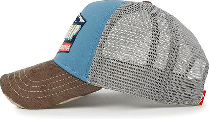 ililily Premium Road Trip Vintage Distressed Snapback Trucker Hat Baseball Cap