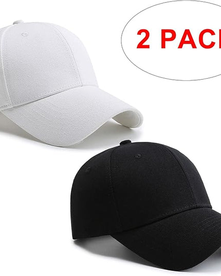 PFFY 2 Packs Baseball Cap Golf Dad Hat for Men and Women