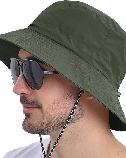 FEICUI Men Women Outdoor Bucket Hat Quick Dry Packable UV Protection Boonie Sun Hat