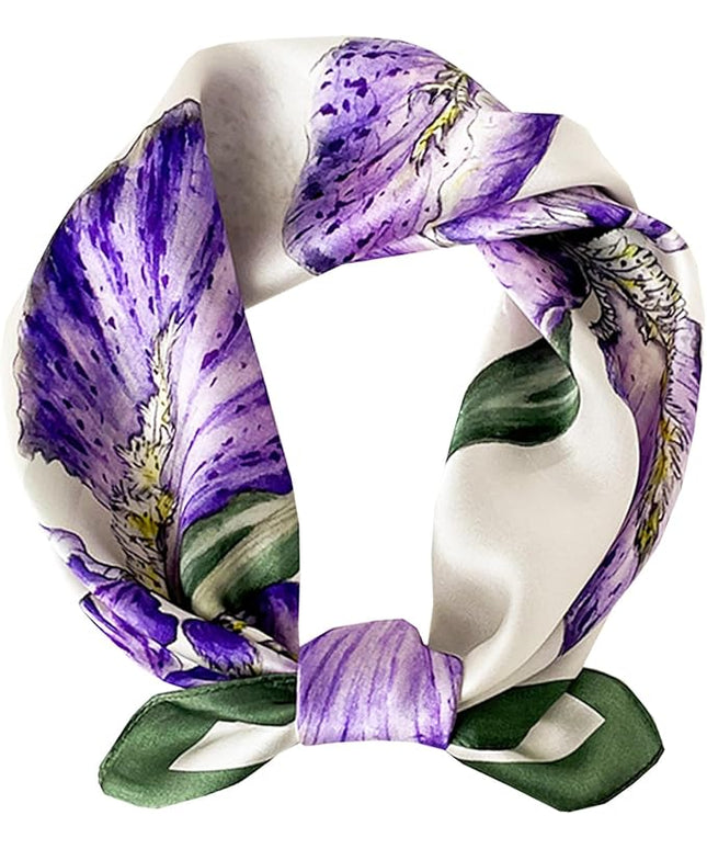 Neck Scarf For Womens Silky Head Scarves Hair Bandanas Square Scarf Fashion Accessories lightweight