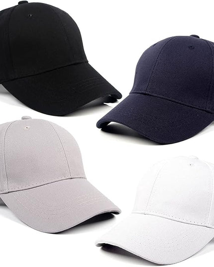 4 Pieces Toddler Baseball Hat Kid Baseball Cap Washed Cotton Adjustable Caps Hats for Boys Girls