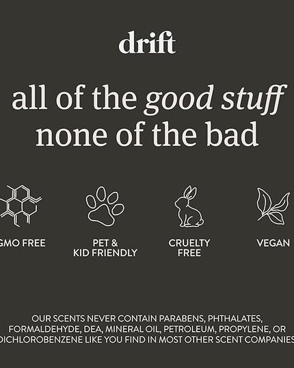 Drift Car Air Freshener - The Original Wood Air Freshener - Car Odor Eliminator - Long Lasting Scent - Metal Clip - Essential Oils - Clean Ingredients - Cabana Scent 3 Pack Refill - NO CLIP INCLUDED