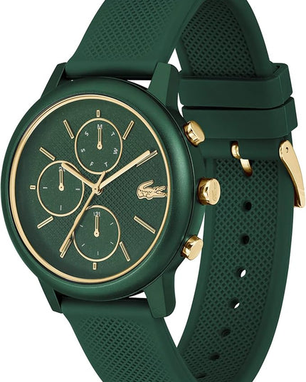 Lacoste 12.12 Move Men's Multifunction Watch – 42mm Aluminum Case, Day/Date/24-Hour Subdials, Contemporary, Sporty - Premium Fashion Timepiece - Gift for Him