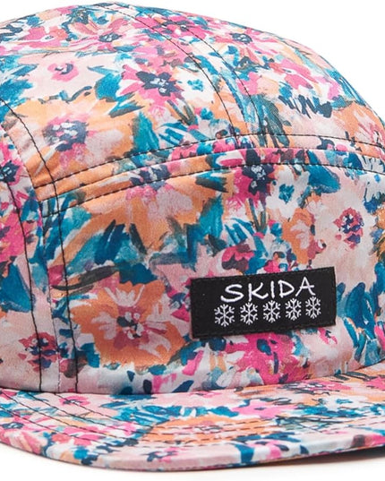 Skida 5 Panel Cap Outdoor UPF Sun Protection Wide Brim Camp Hat Running, Hiking, Golf, Pickleball, Beach Outings