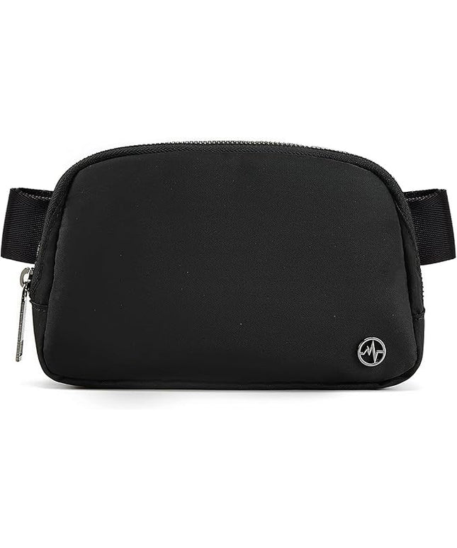 Pander Cross Body Fanny Pack for Women, Fashion Waist Packs, Crossbody Bags, Belt Bag with Adjustable Strap (Black)