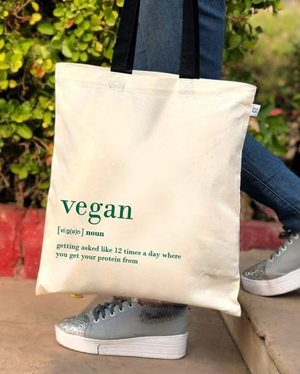 Eco Right Tote Bag for Women, Reusable Grocery Bag, Canvas Tote Bag for Shopping, Cotton Bag for Daily Use, Gifts for Women